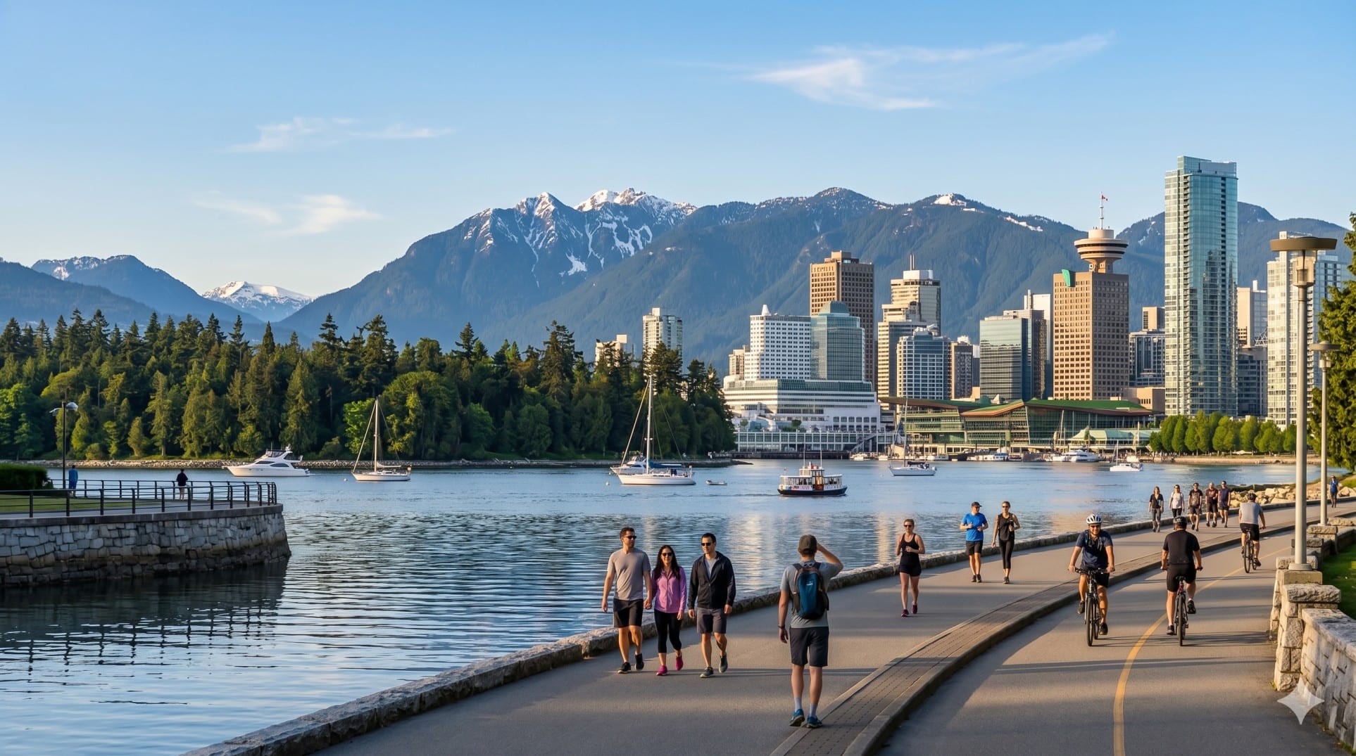 Vancouver Seawall Walk – Ocean Views